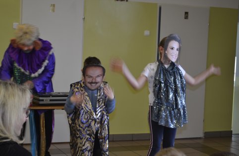 Klaun Walduś w naszej szkole